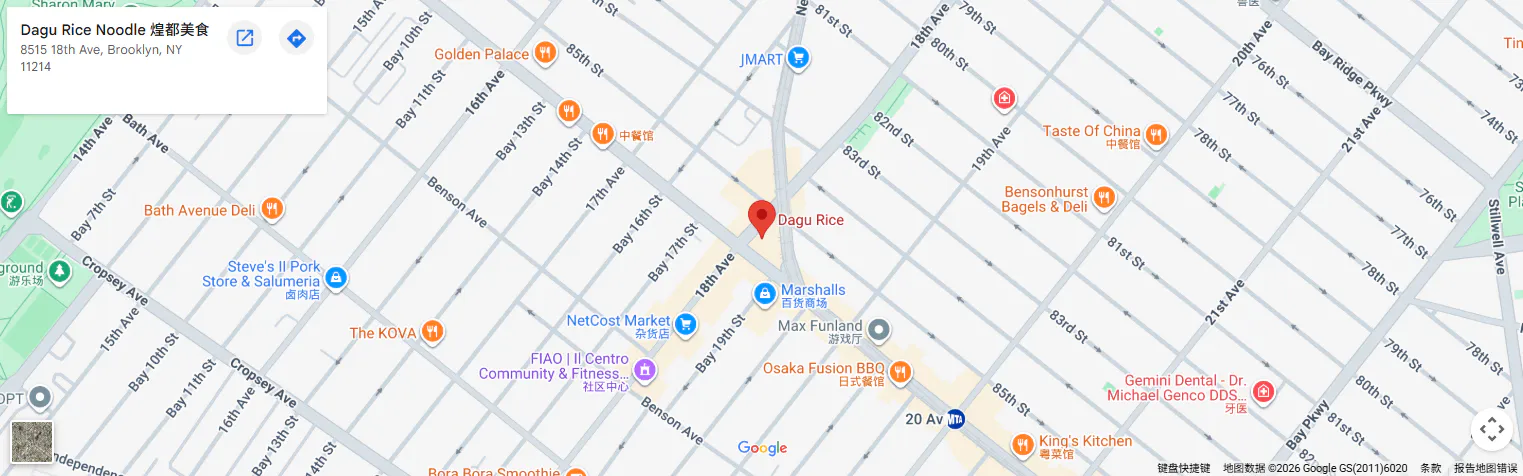 Location, 8515 18th Ave, Brooklyn, NY 11214